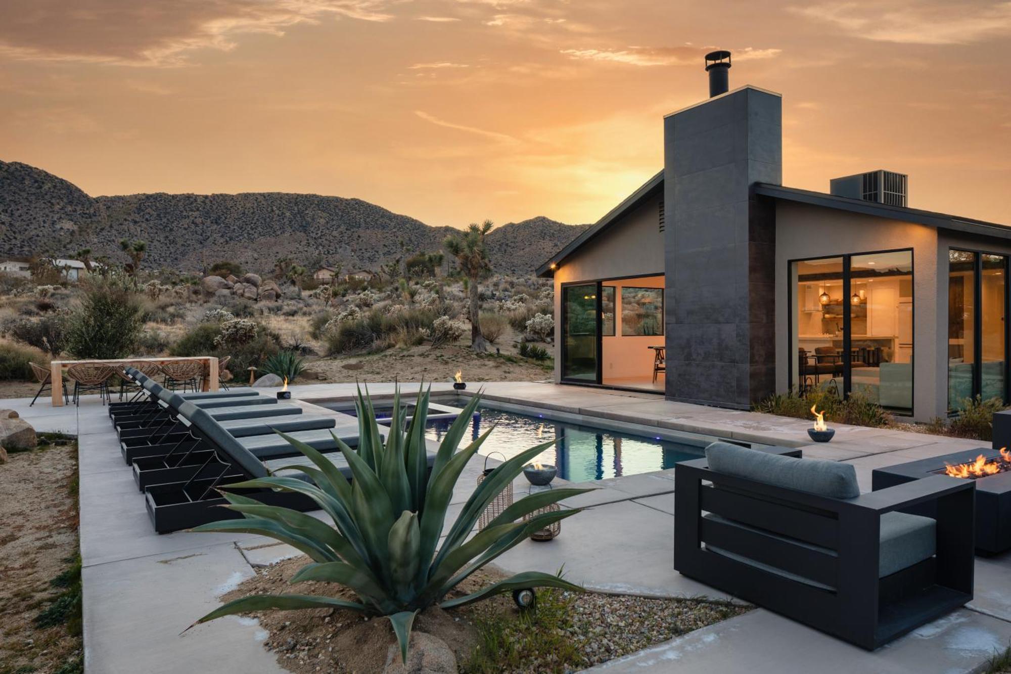 Amaru Muru - Luxury Retreat With Pool/Hot Tub/Yoga Joshua Tree Esterno foto